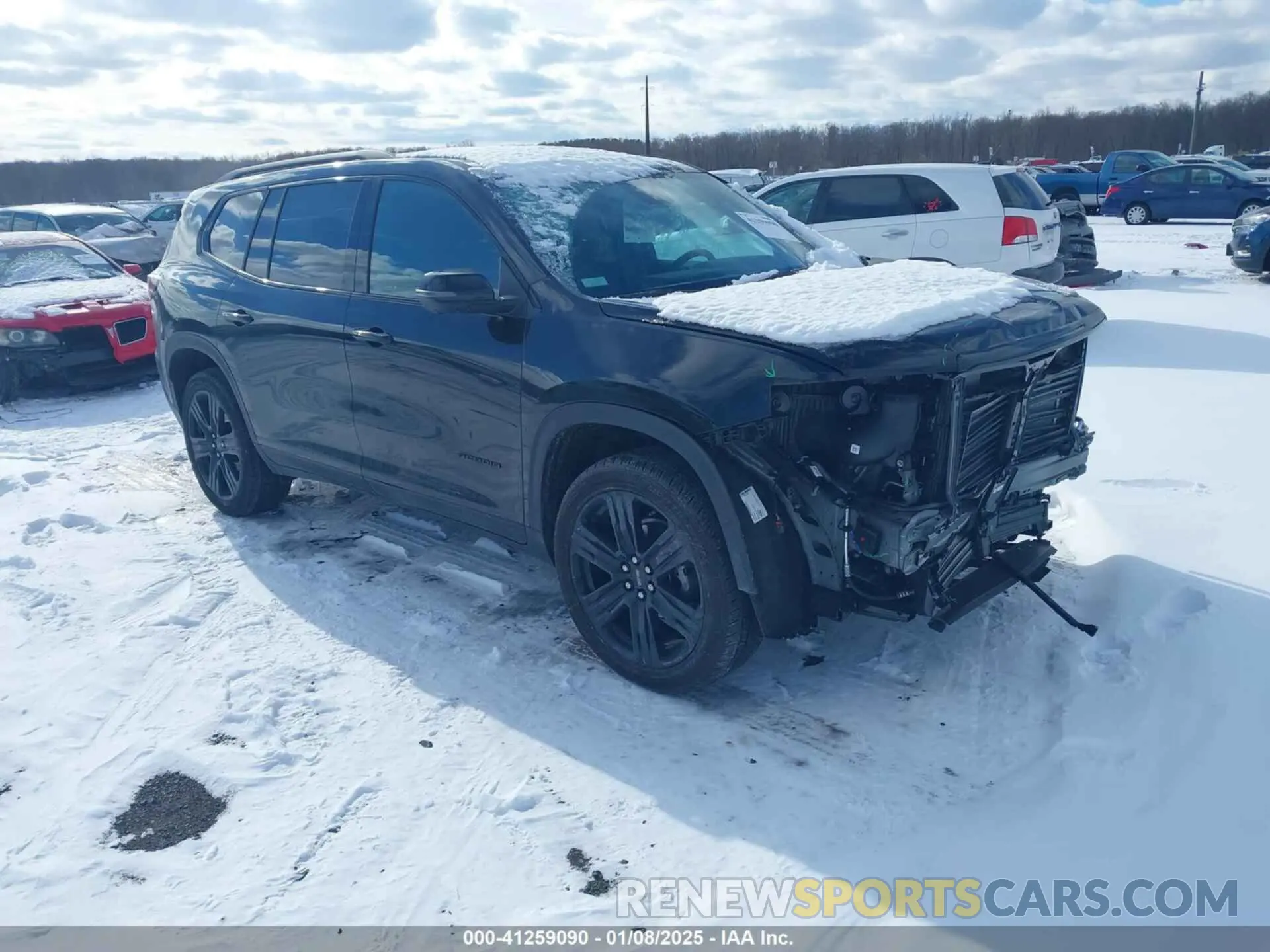 1 Photograph of a damaged car 1GKENKKS7RJ224119 GMC ACADIA 2024