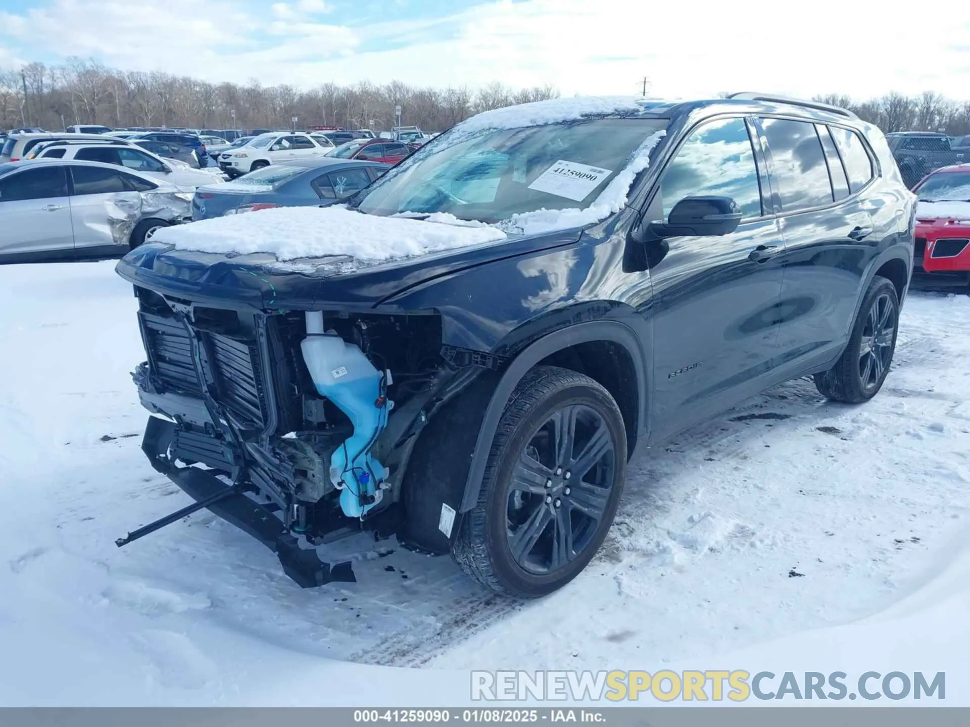 2 Photograph of a damaged car 1GKENKKS7RJ224119 GMC ACADIA 2024