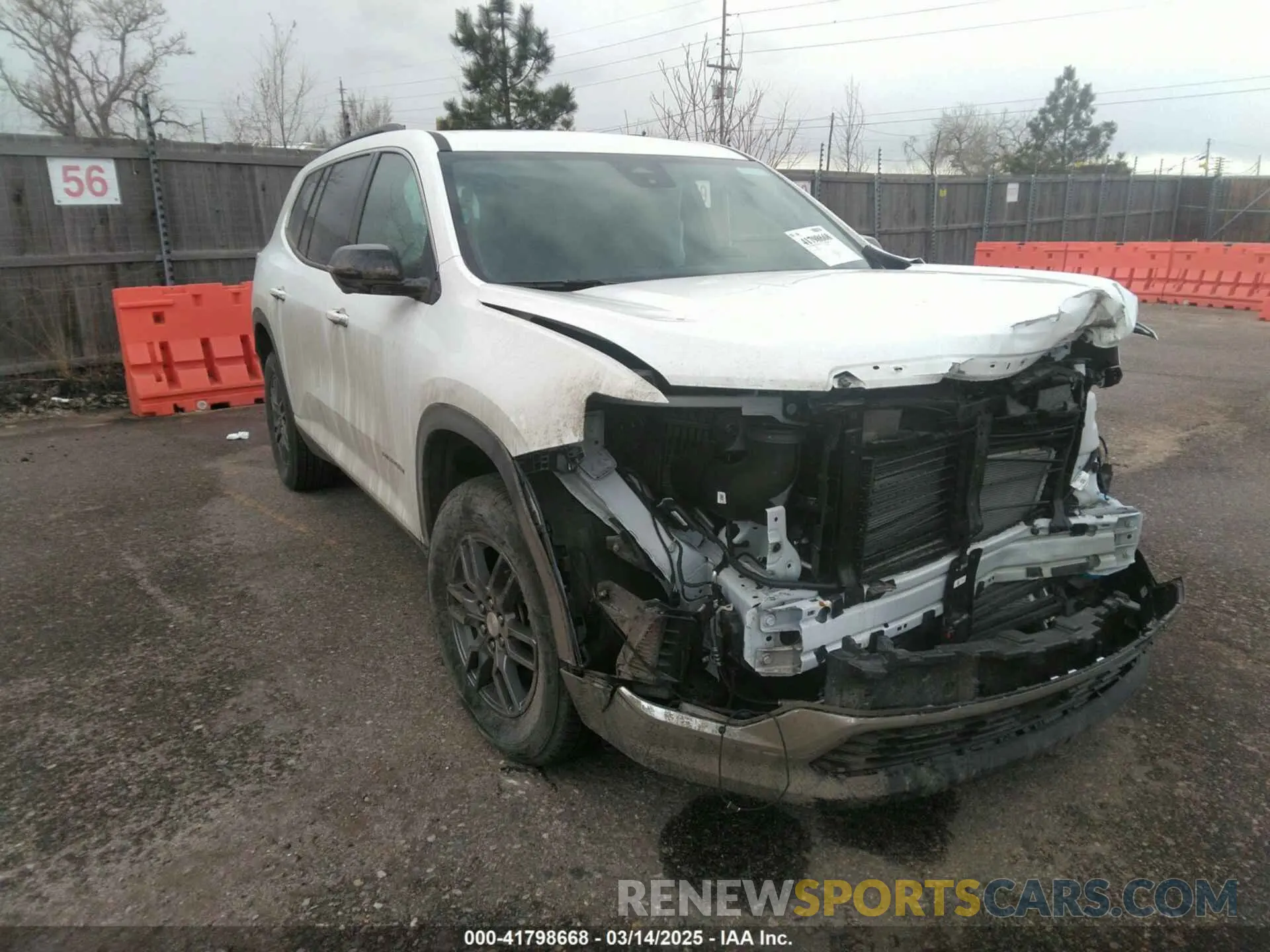 1 Photograph of a damaged car 1GKENKRS4SJ165168 GMC ACADIA 2025
