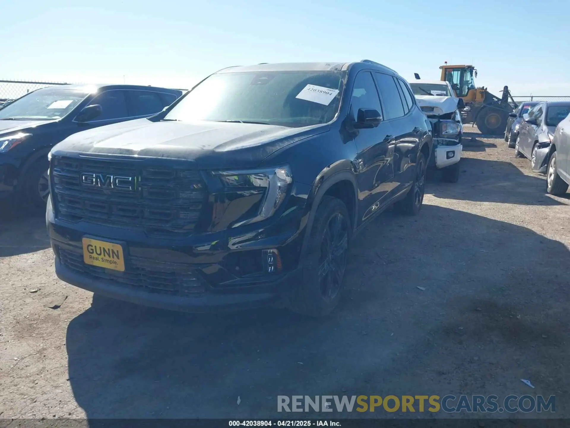 2 Photograph of a damaged car 1GKENKRSXSJ145023 GMC ACADIA 2025
