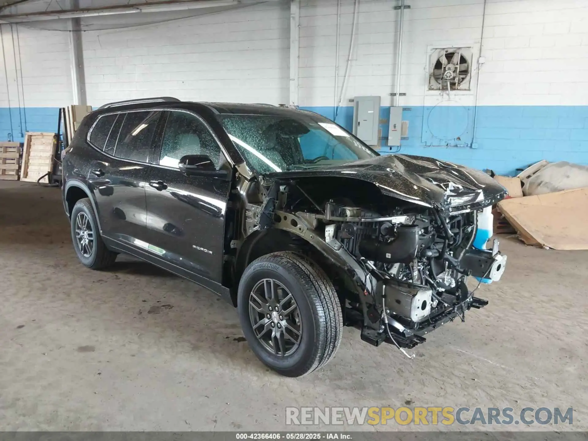 1 Photograph of a damaged car 1GKENNRS4SJ173076 GMC ACADIA 2025