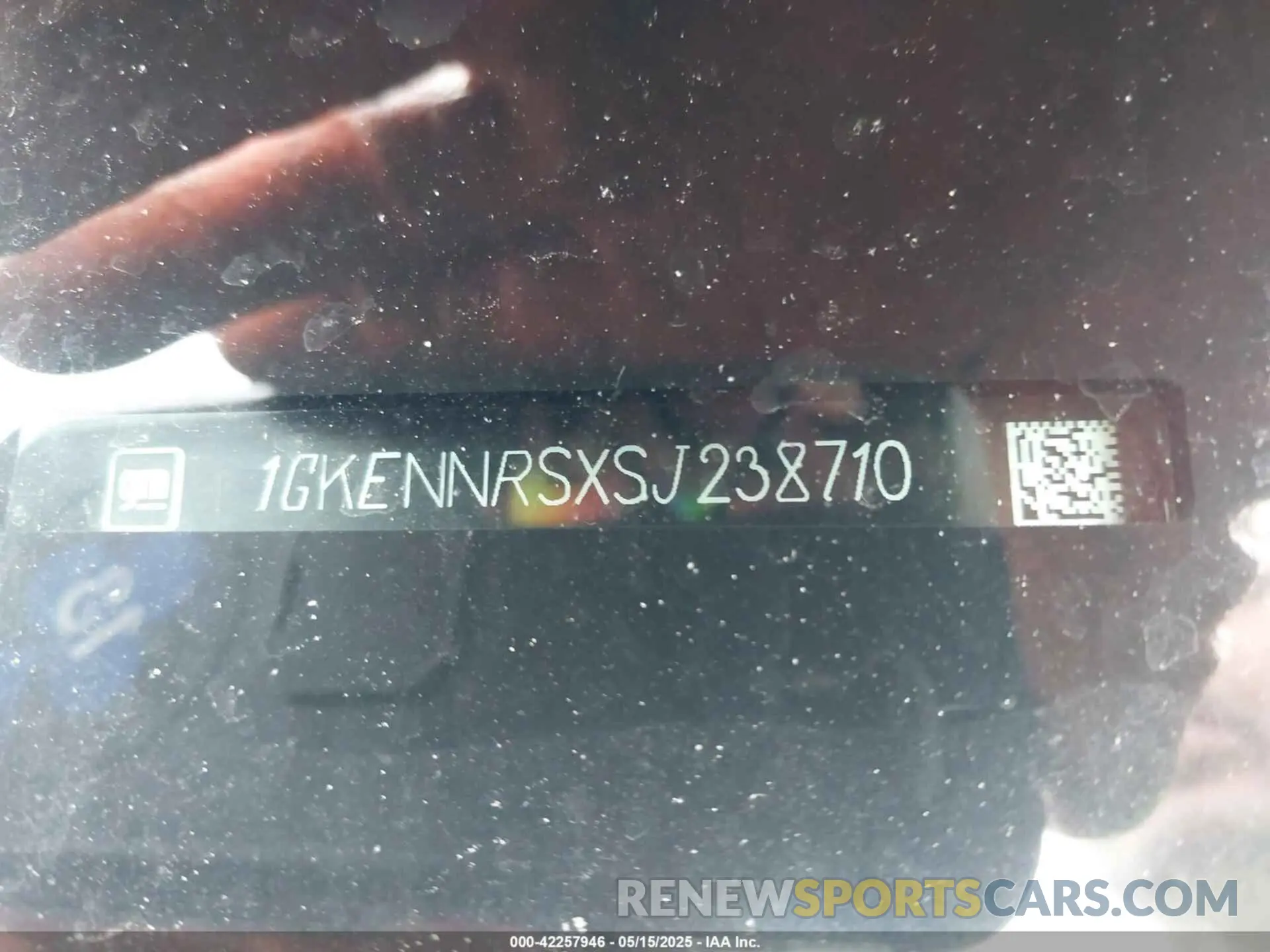 17 Photograph of a damaged car 1GKENNRSXSJ238710 GMC ACADIA 2025