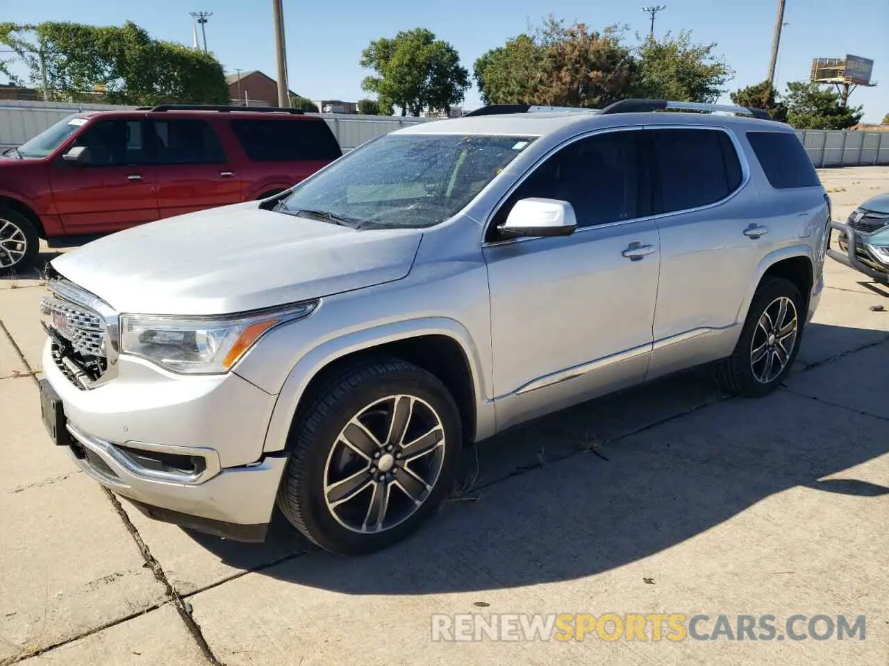 1 Photograph of a damaged car 1GKKNPLS2KZ106047 GMC ACADIA DEN 2019