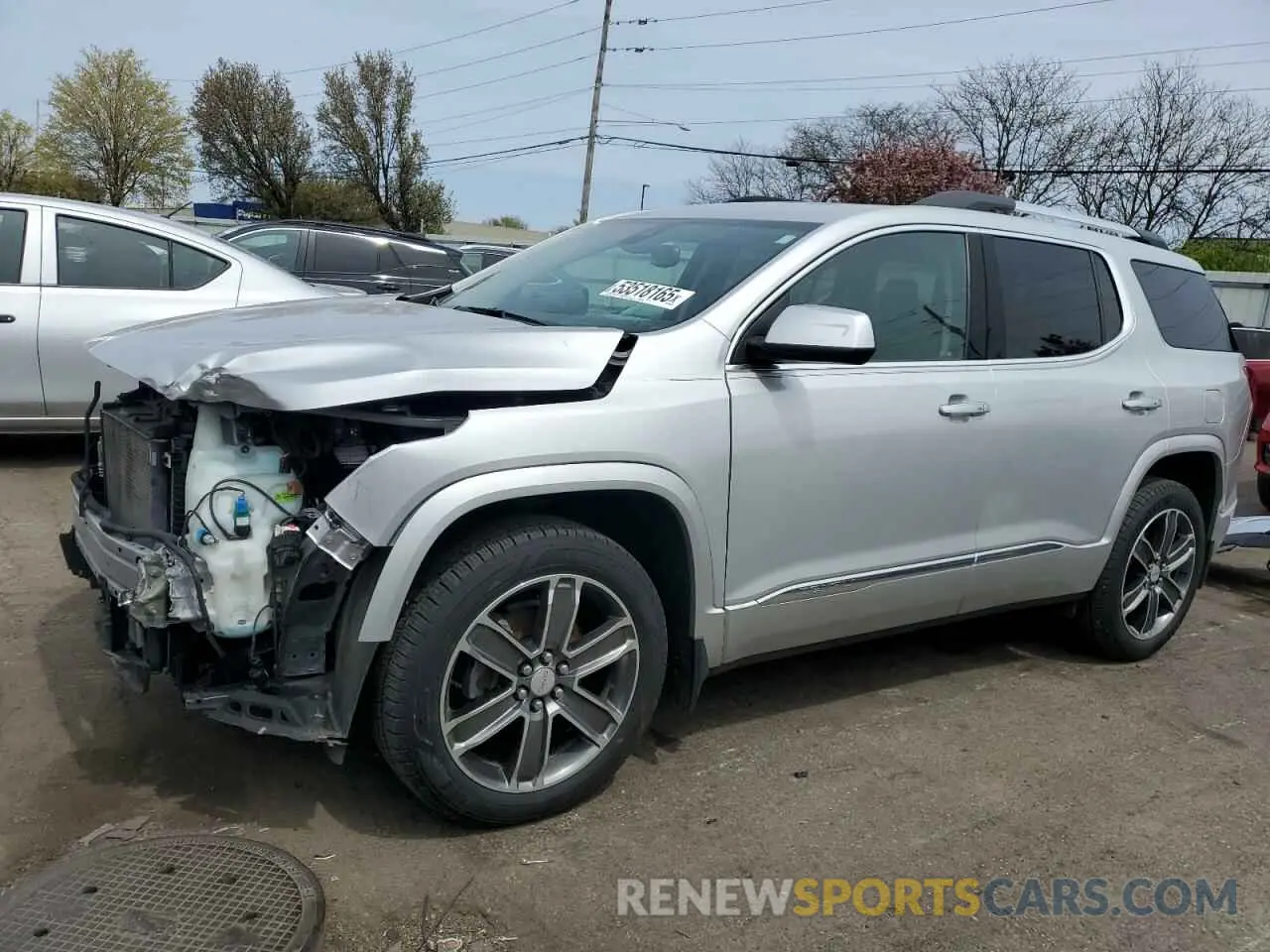 1 Photograph of a damaged car 1GKKNPLS4KZ166167 GMC ACADIA DEN 2019