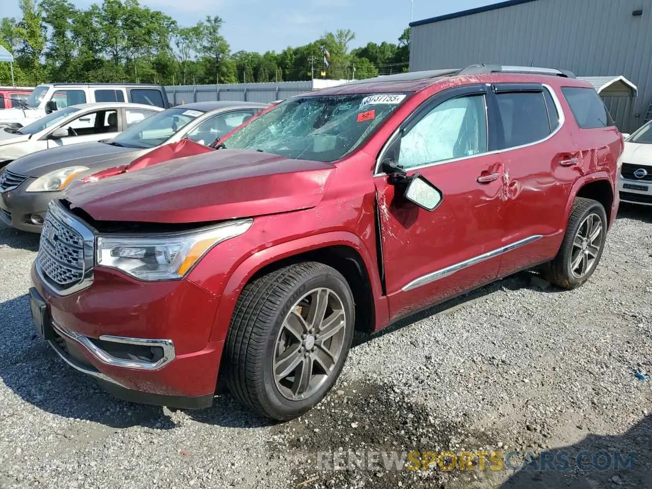 1 Photograph of a damaged car 1GKKNPLS8KZ168858 GMC ACADIA DEN 2019