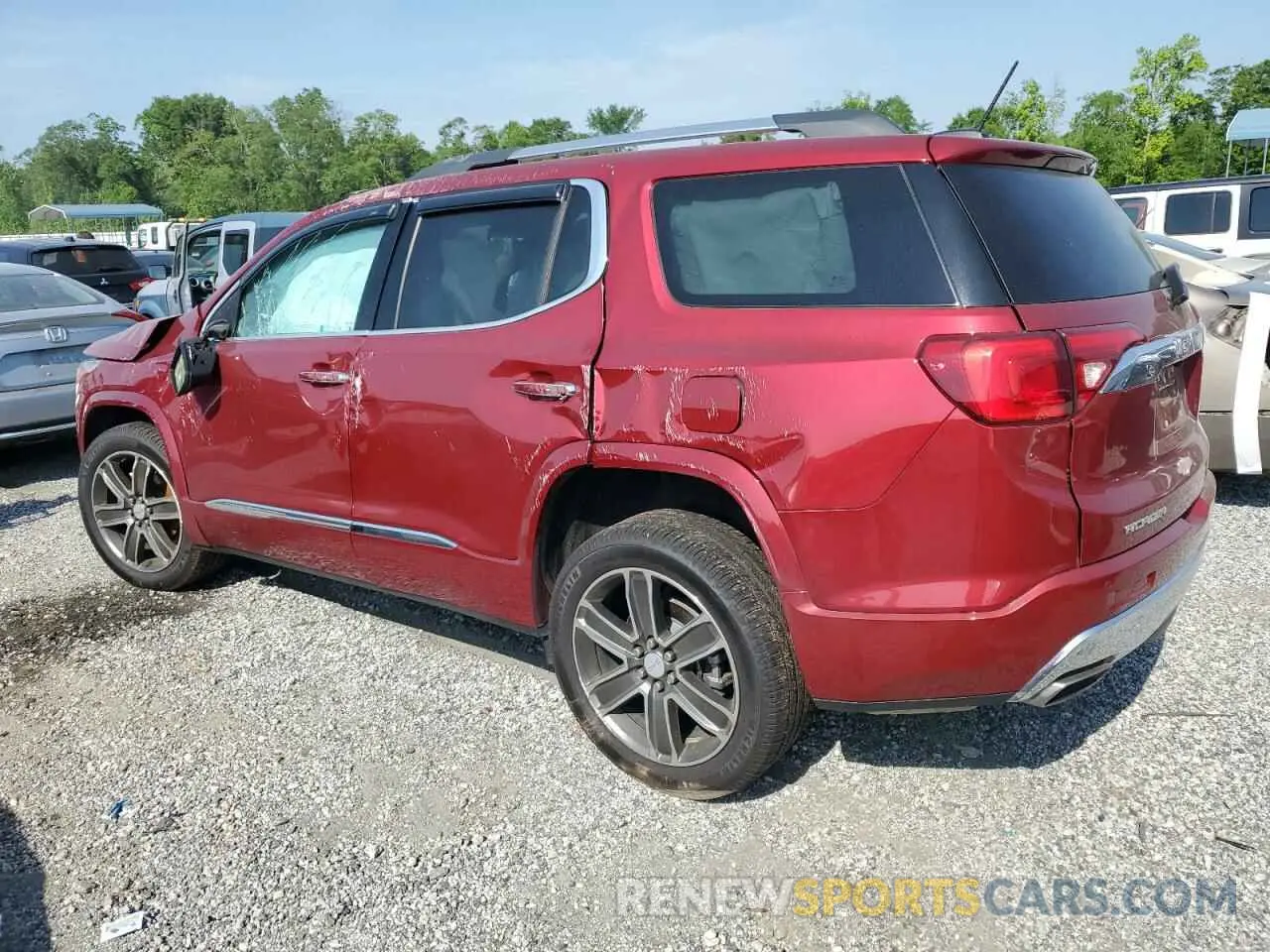 2 Photograph of a damaged car 1GKKNPLS8KZ168858 GMC ACADIA DEN 2019