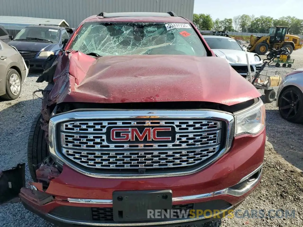 5 Photograph of a damaged car 1GKKNPLS8KZ168858 GMC ACADIA DEN 2019