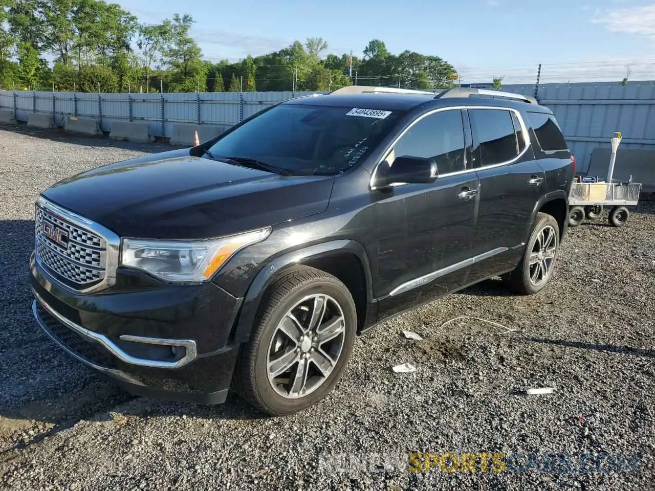 1 Photograph of a damaged car 1GKKNPLS8KZ184302 GMC ACADIA DEN 2019