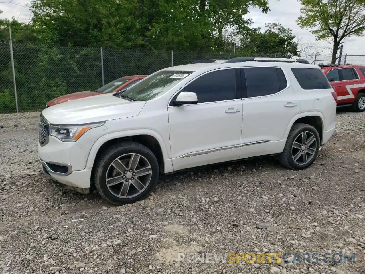 1 Photograph of a damaged car 1GKKNPLS8KZ206511 GMC ACADIA DEN 2019