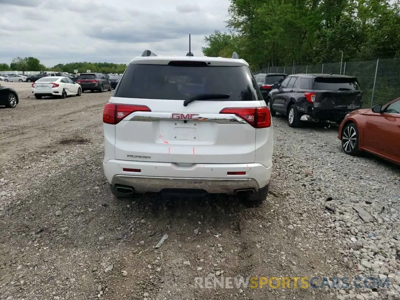 6 Photograph of a damaged car 1GKKNPLS8KZ206511 GMC ACADIA DEN 2019