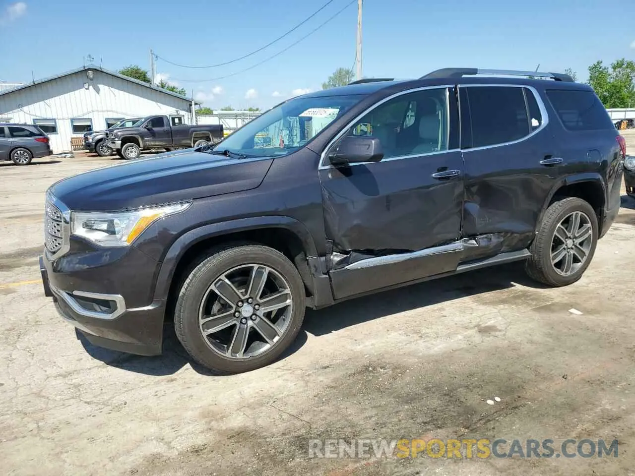 1 Photograph of a damaged car 1GKKNXLS0KZ146806 GMC ACADIA DEN 2019