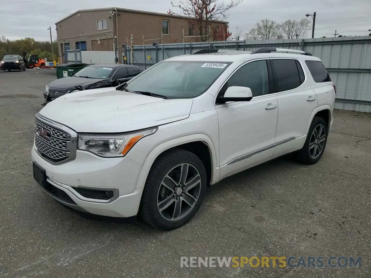 1 Photograph of a damaged car 1GKKNXLS0KZ171611 GMC ACADIA DEN 2019