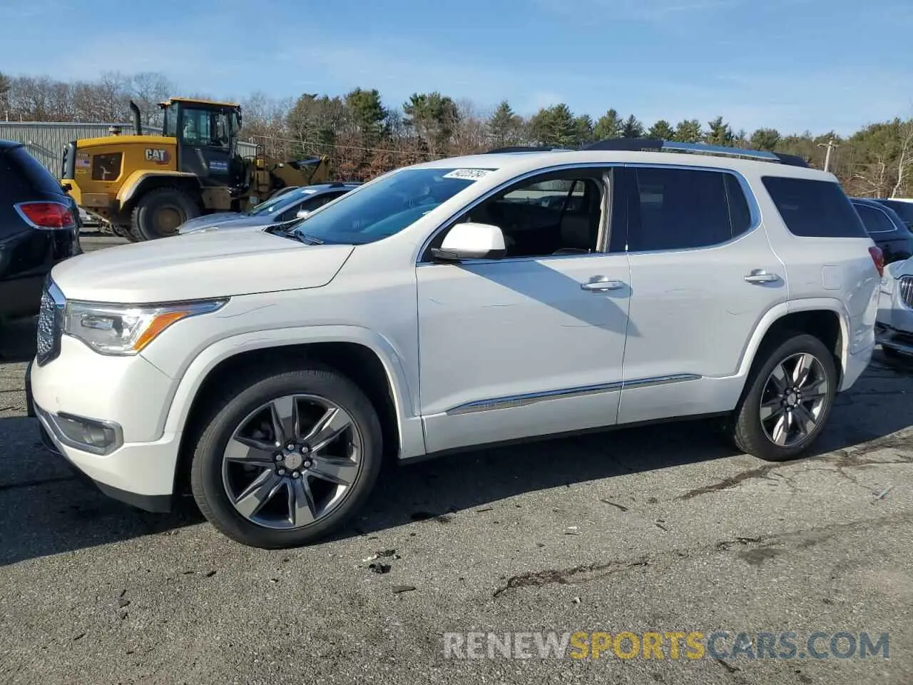 1 Photograph of a damaged car 1GKKNXLS2KZ126847 GMC ACADIA DEN 2019