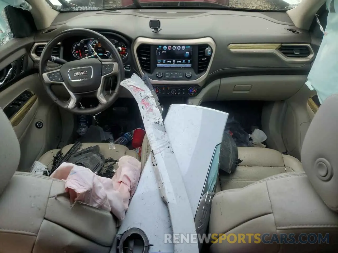 8 Photograph of a damaged car 1GKKNXLS2KZ173098 GMC ACADIA DEN 2019