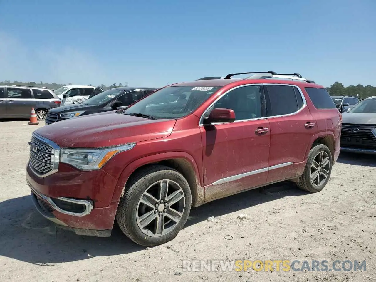 1 Photograph of a damaged car 1GKKNXLS3KZ222776 GMC ACADIA DEN 2019