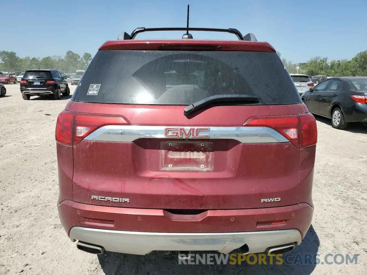 6 Photograph of a damaged car 1GKKNXLS3KZ222776 GMC ACADIA DEN 2019