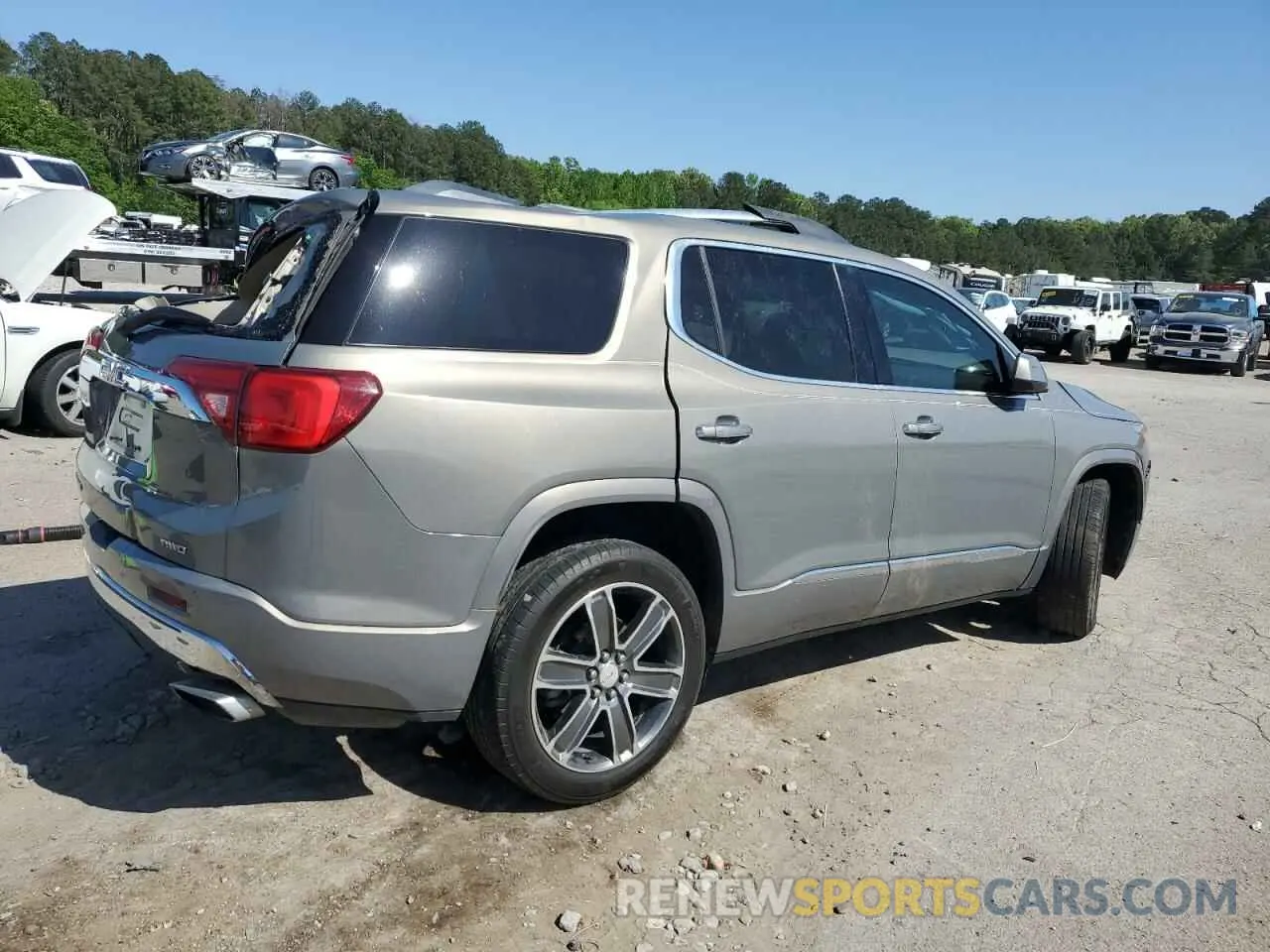 3 Photograph of a damaged car 1GKKNXLS5KZ201623 GMC ACADIA DEN 2019