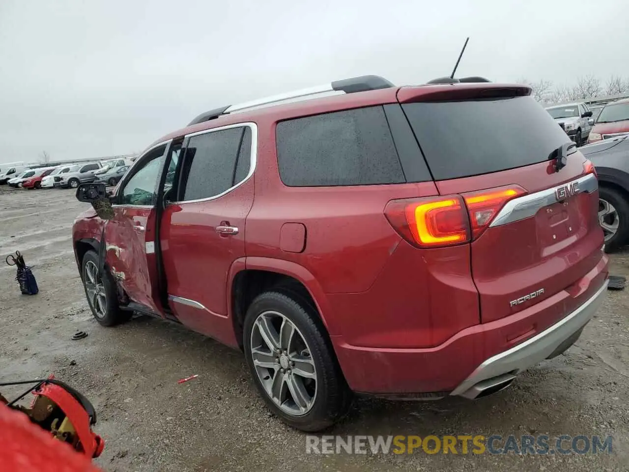 2 Photograph of a damaged car 1GKKNXLS8KZ153552 GMC ACADIA DEN 2019