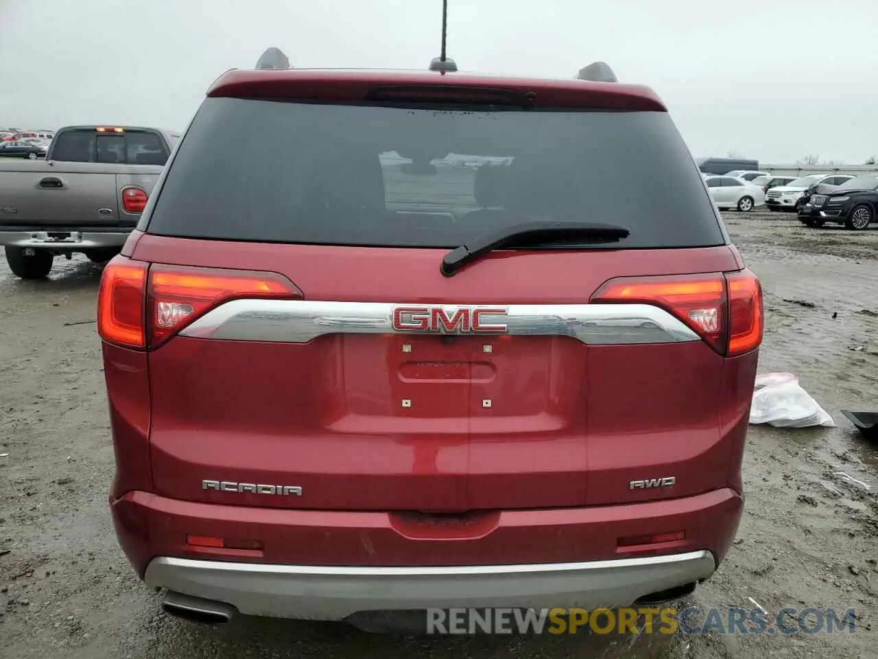 6 Photograph of a damaged car 1GKKNXLS8KZ153552 GMC ACADIA DEN 2019