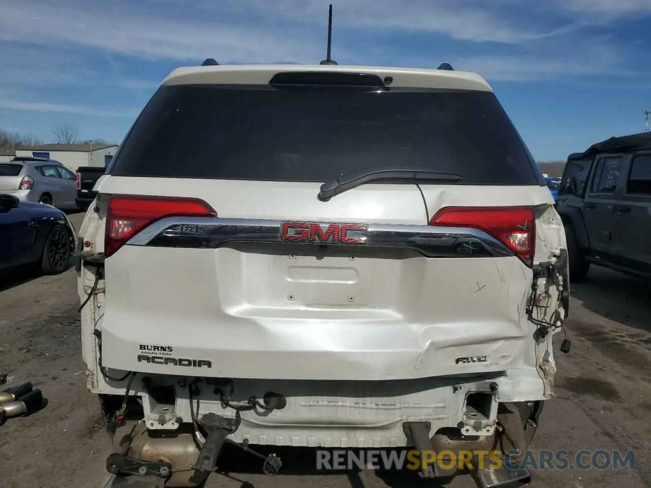 6 Photograph of a damaged car 1GKKNXLS8KZ170285 GMC ACADIA DEN 2019