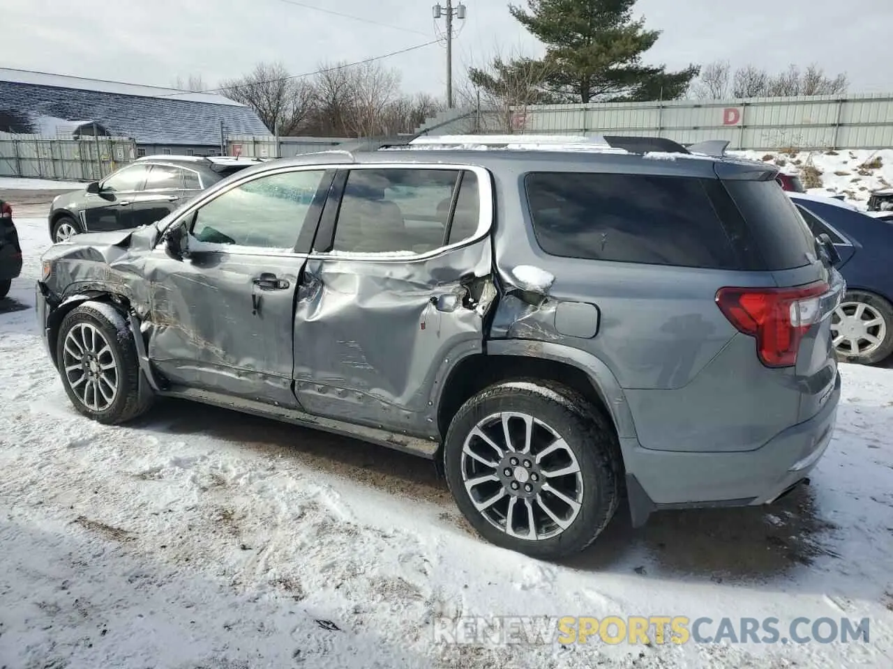 2 Photograph of a damaged car 1GKKNXLS0LZ147505 GMC ACADIA DEN 2020