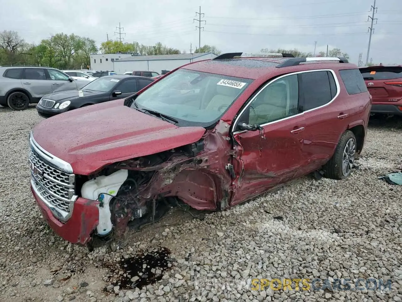 1 Photograph of a damaged car 1GKKNXLSXLZ230584 GMC ACADIA DEN 2020