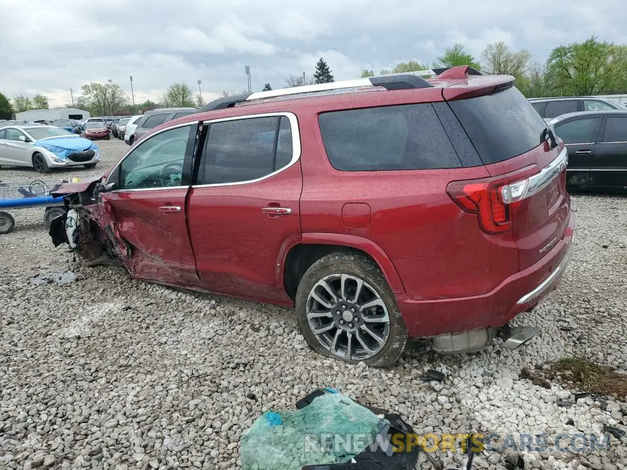 2 Photograph of a damaged car 1GKKNXLSXLZ230584 GMC ACADIA DEN 2020