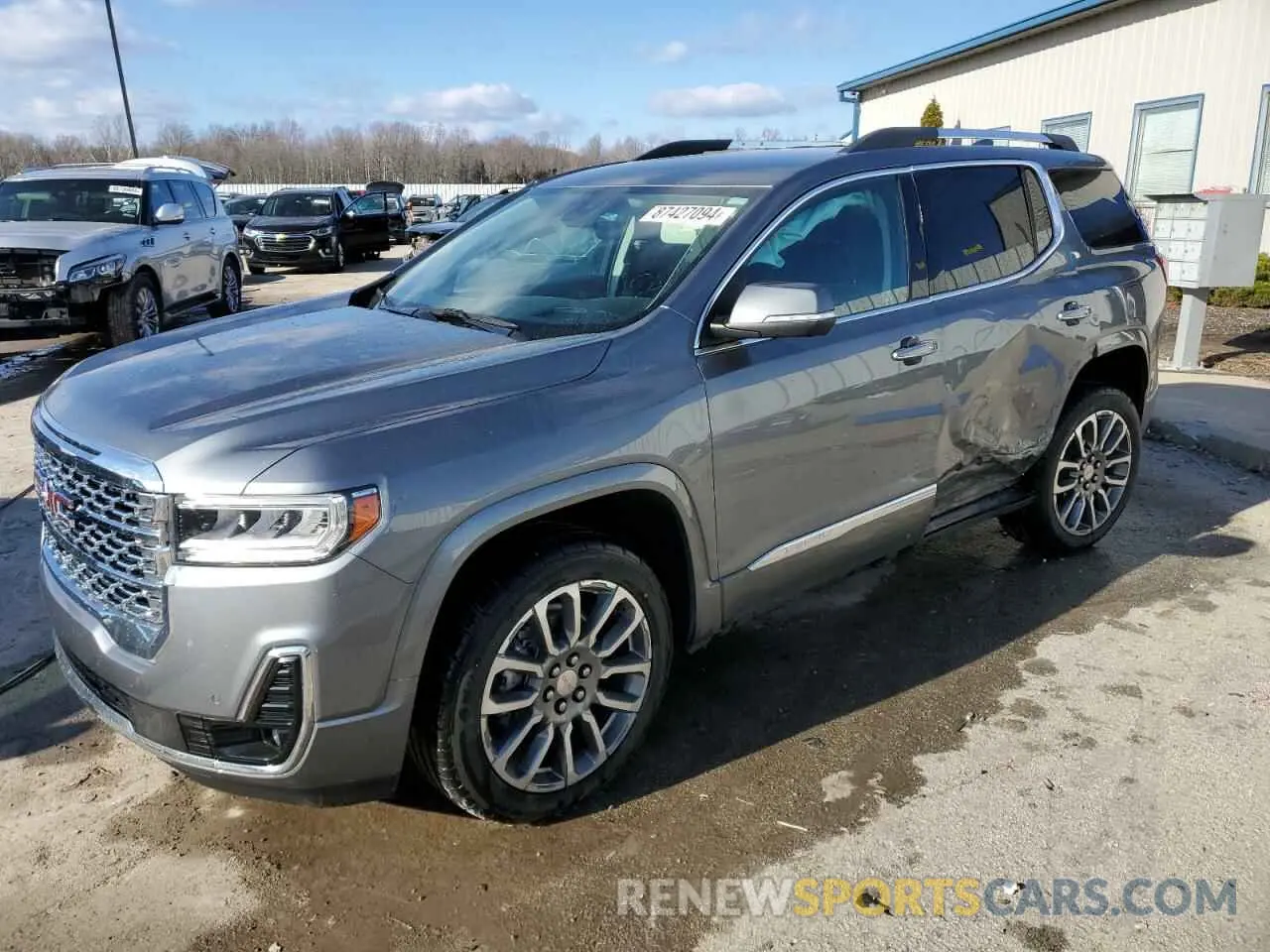1 Photograph of a damaged car 1GKKNPLS1MZ136031 GMC ACADIA DEN 2021
