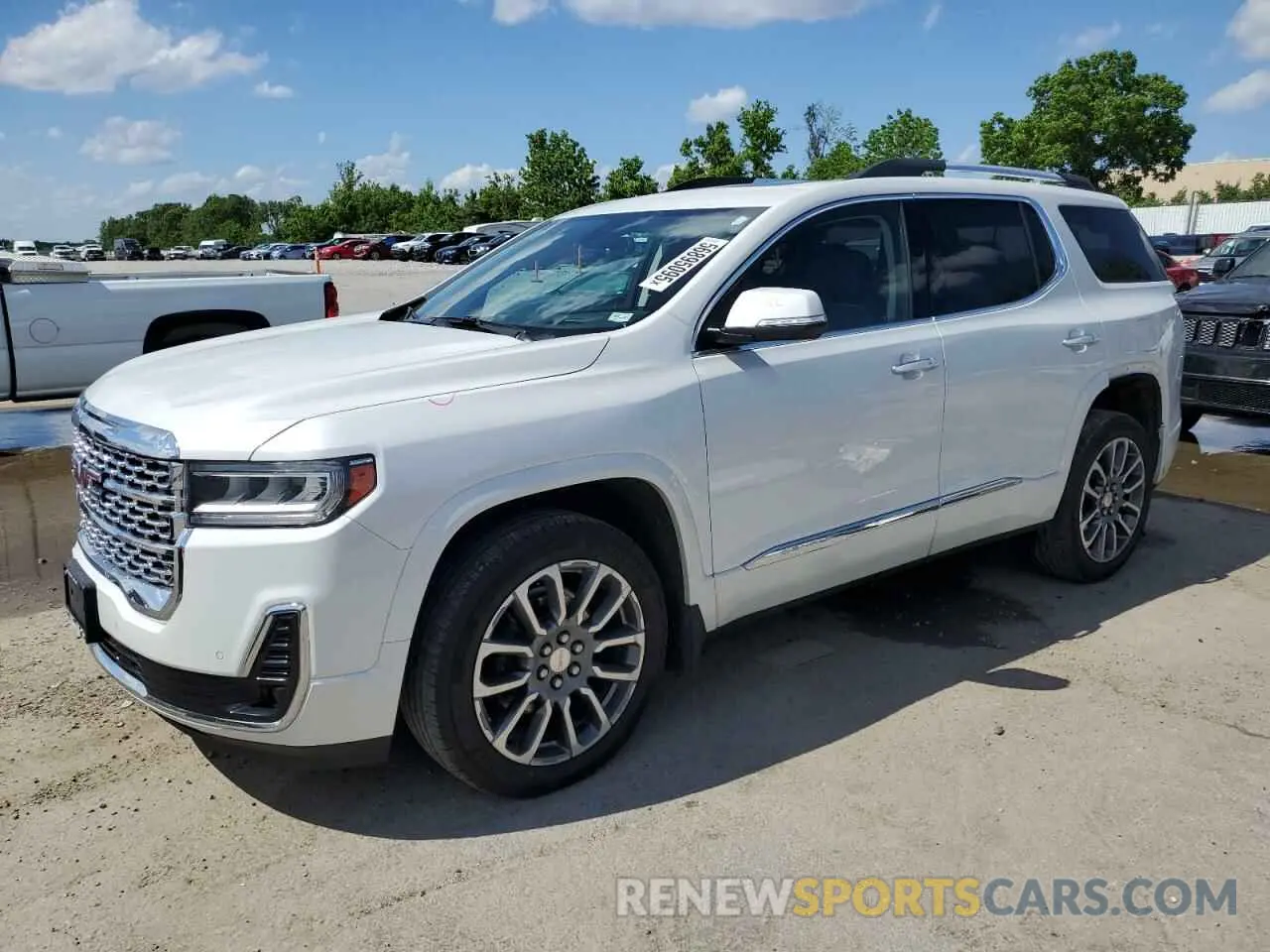 1 Photograph of a damaged car 1GKKNPLS1MZ214730 GMC ACADIA DEN 2021