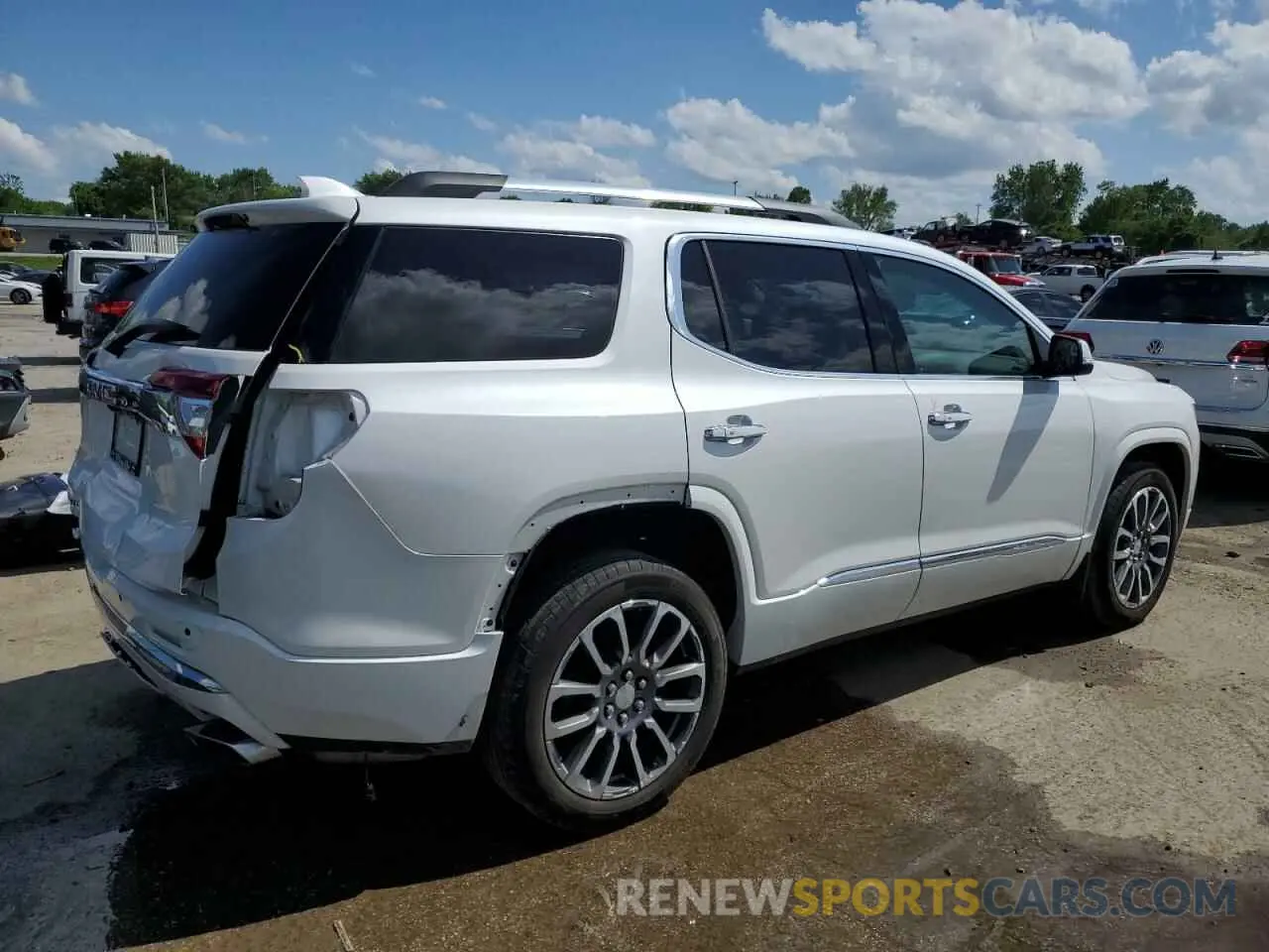 3 Photograph of a damaged car 1GKKNPLS1MZ214730 GMC ACADIA DEN 2021