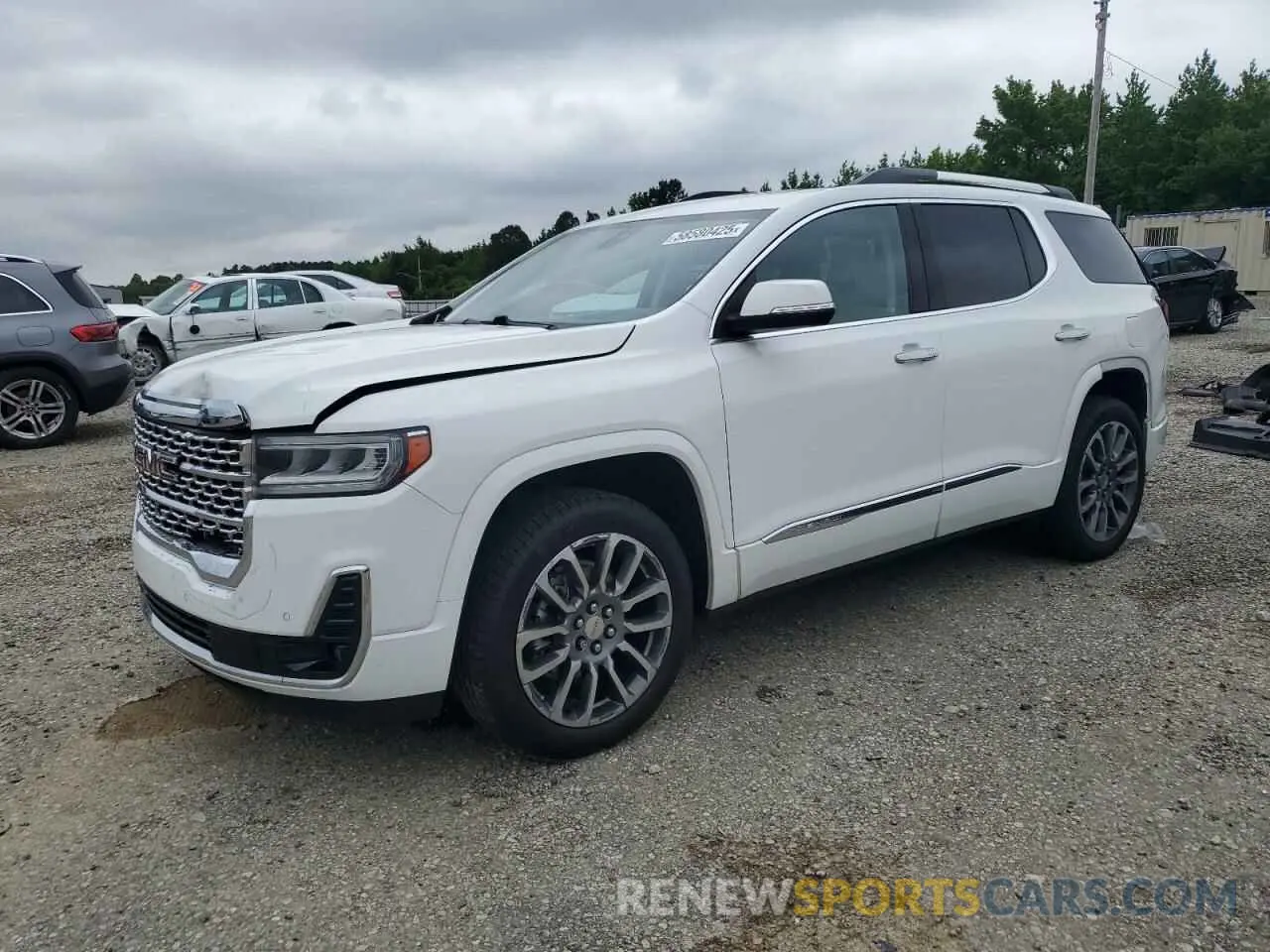 1 Photograph of a damaged car 1GKKNPLSXMZ106090 GMC ACADIA DEN 2021