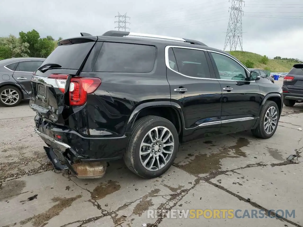 3 Photograph of a damaged car 1GKKNXLS0MZ150356 GMC ACADIA DEN 2021
