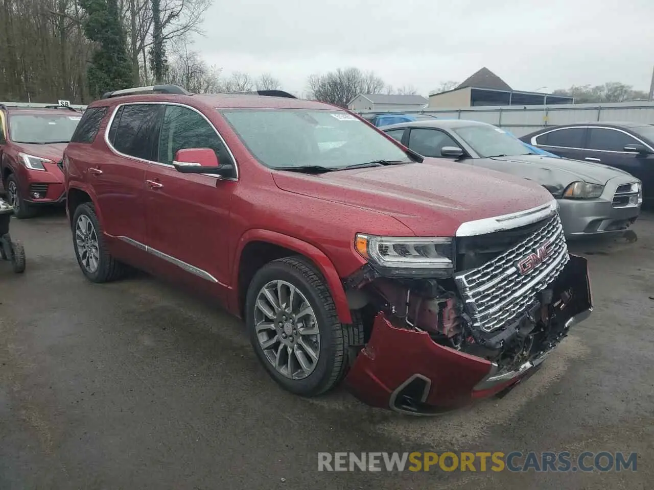 4 Photograph of a damaged car 1GKKNXLS2MZ141187 GMC ACADIA DEN 2021