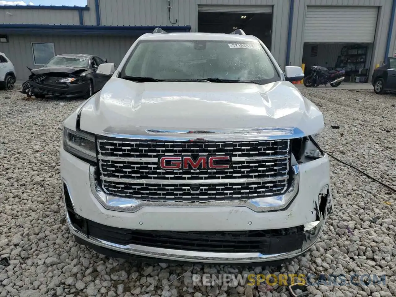 5 Photograph of a damaged car 1GKKNXLS3MZ160265 GMC ACADIA DEN 2021