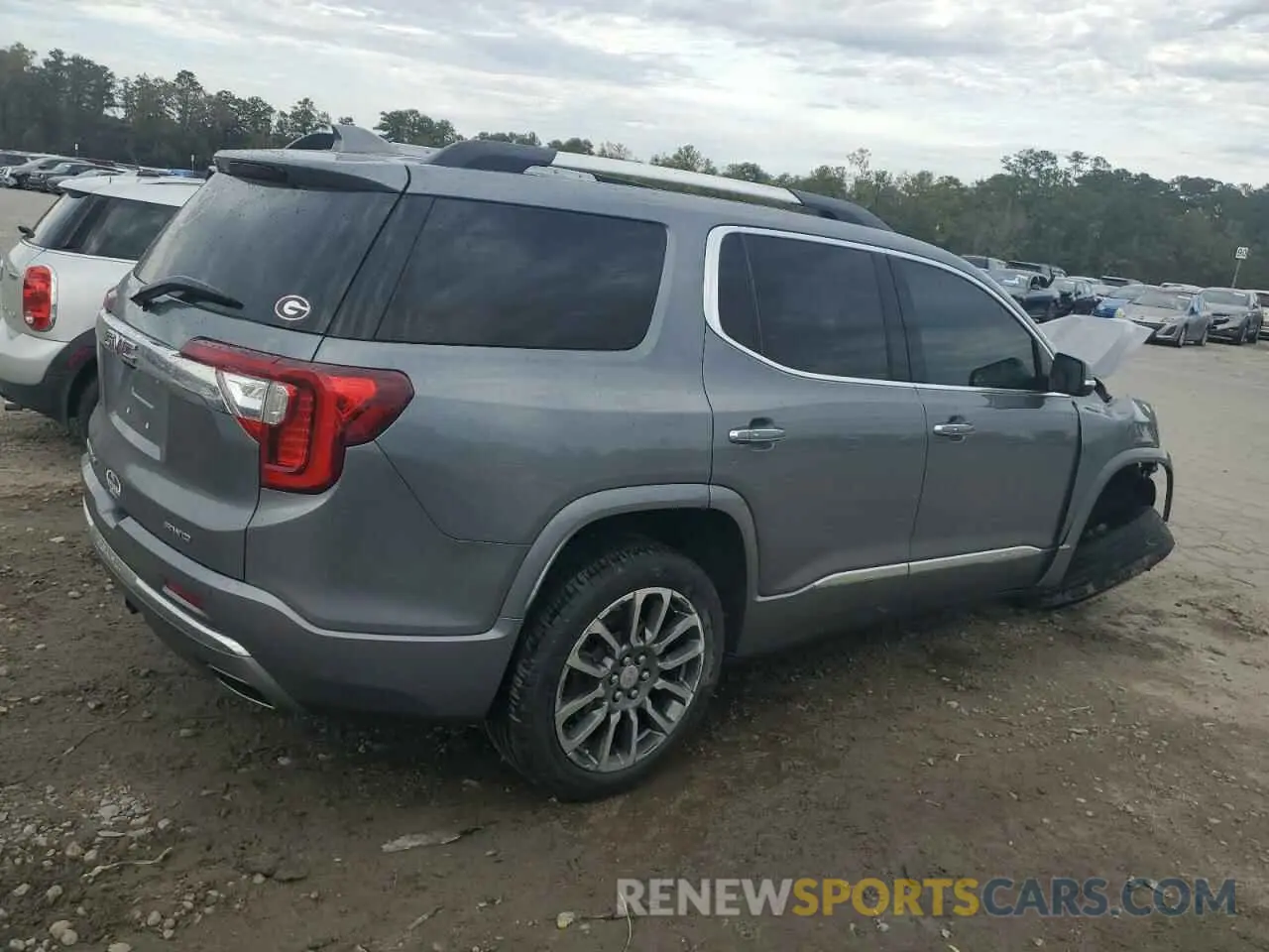 3 Photograph of a damaged car 1GKKNXLS5MZ225603 GMC ACADIA DEN 2021
