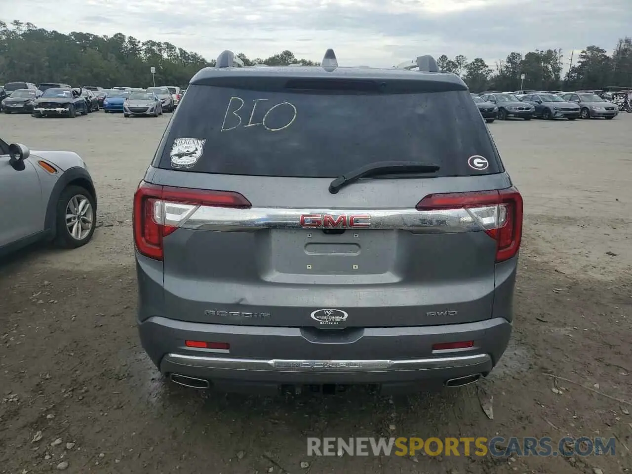 6 Photograph of a damaged car 1GKKNXLS5MZ225603 GMC ACADIA DEN 2021