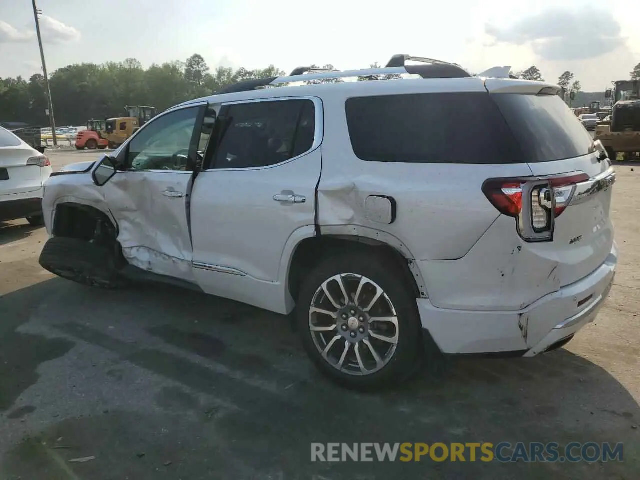 2 Photograph of a damaged car 1GKKNXLSXMZ191853 GMC ACADIA DEN 2021