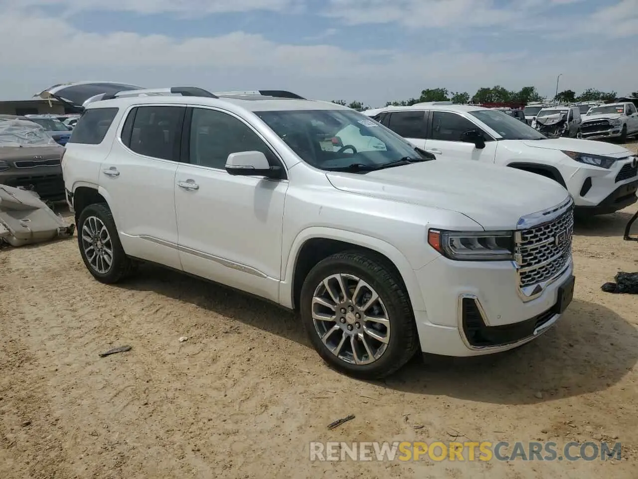 4 Photograph of a damaged car 1GKKNPLS2NZ165586 GMC ACADIA DEN 2022