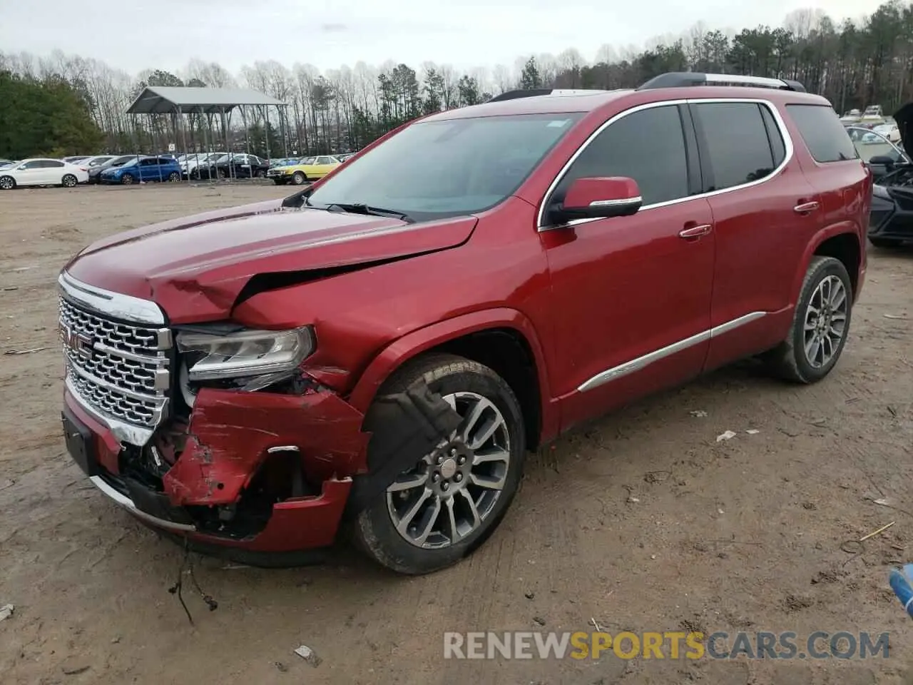 1 Photograph of a damaged car 1GKKNPLS9NZ153726 GMC ACADIA DEN 2022