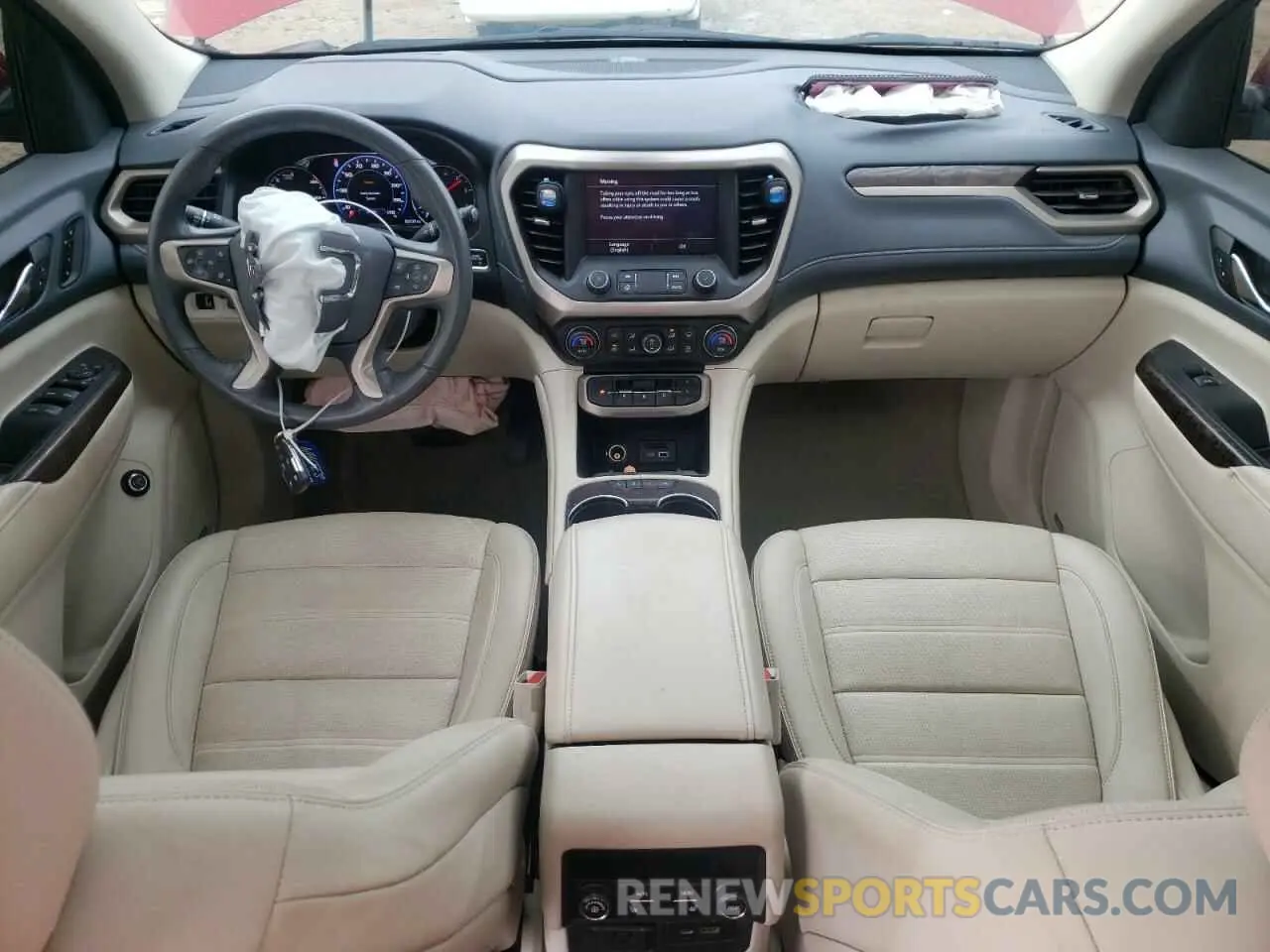 8 Photograph of a damaged car 1GKKNPLS9NZ153726 GMC ACADIA DEN 2022