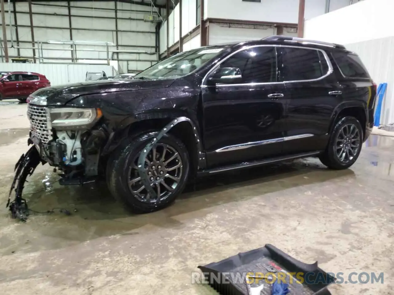 1 Photograph of a damaged car 1GKKNXLS2NZ176040 GMC ACADIA DEN 2022