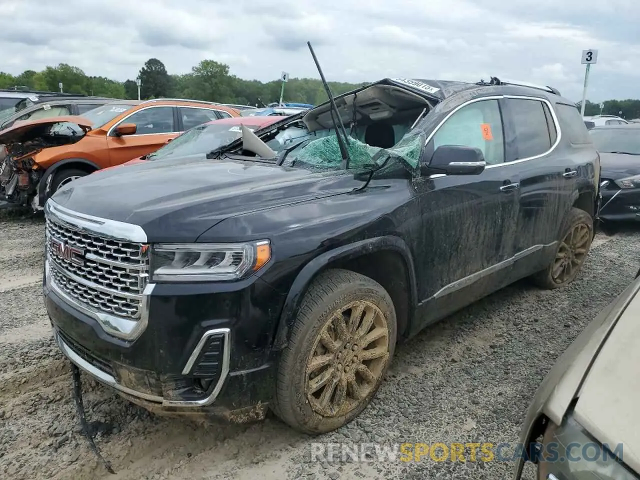 1 Photograph of a damaged car 1GKKNPLS5PZ110763 GMC ACADIA DEN 2023