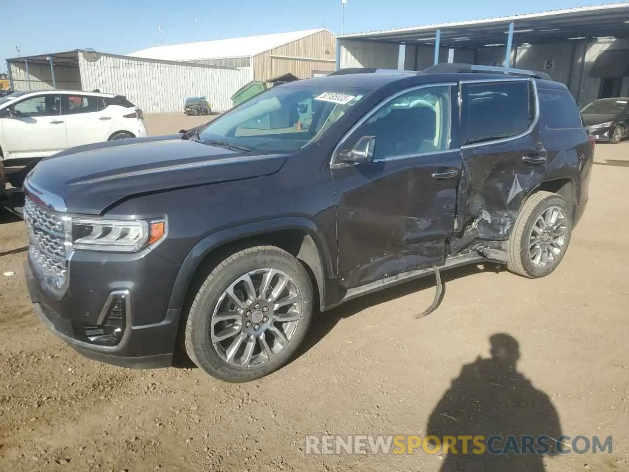 1 Photograph of a damaged car 1GKKNXL48PZ157447 GMC ACADIA DEN 2023