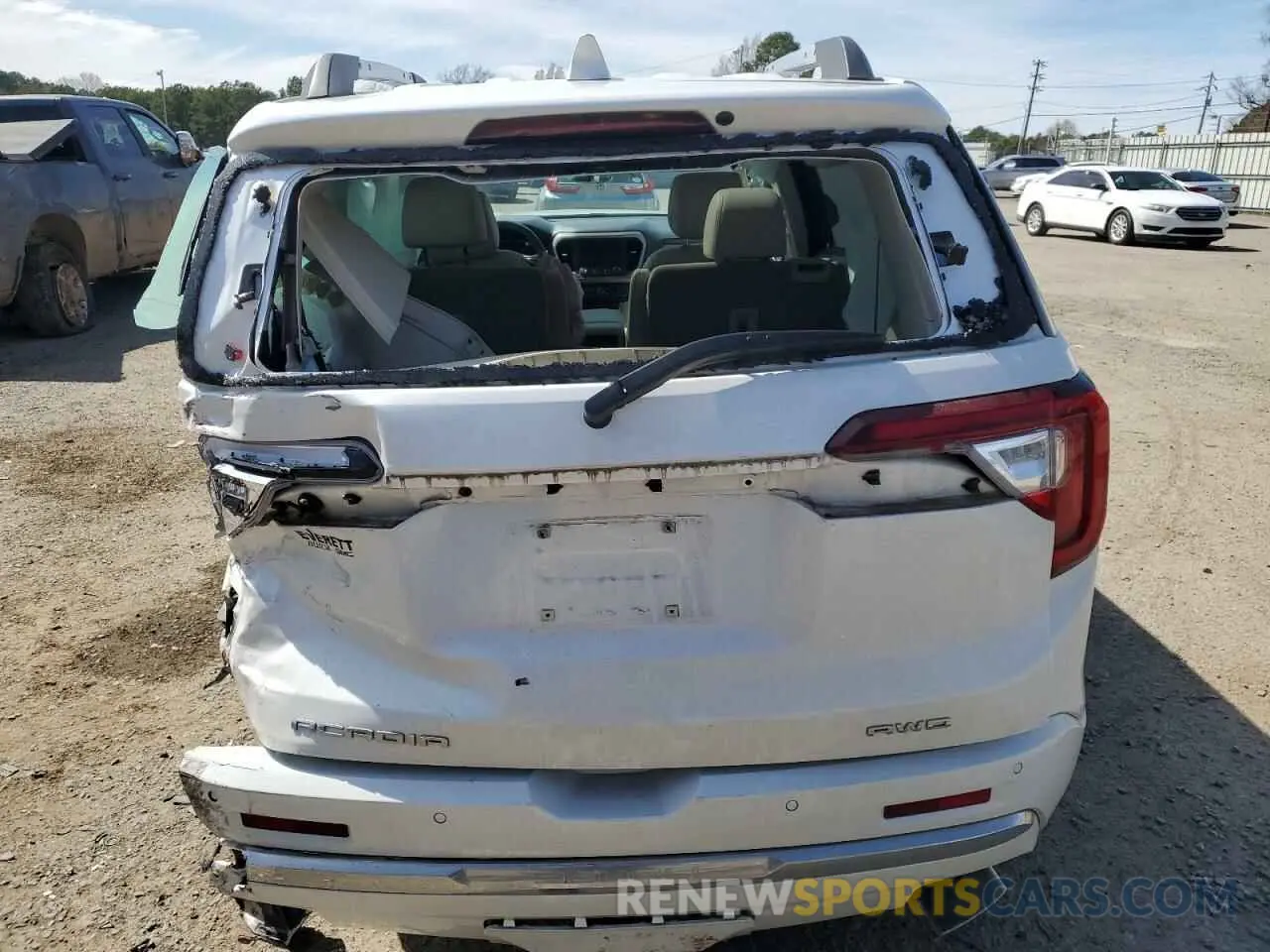 6 Photograph of a damaged car 1GKKNXLS1PZ201836 GMC ACADIA DEN 2023