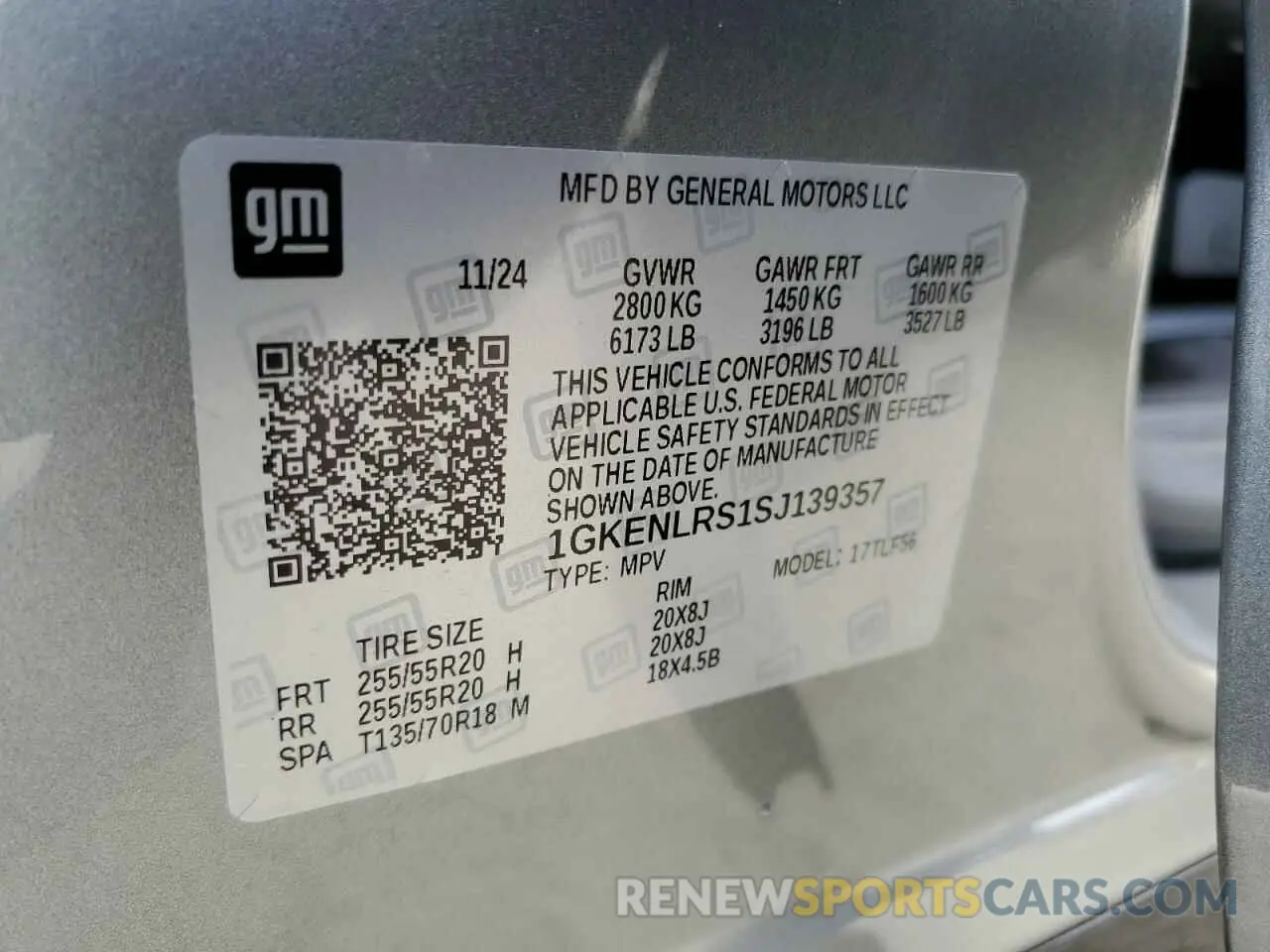 14 Photograph of a damaged car 1GKENLRS1SJ139357 GMC ACADIA DEN 2025