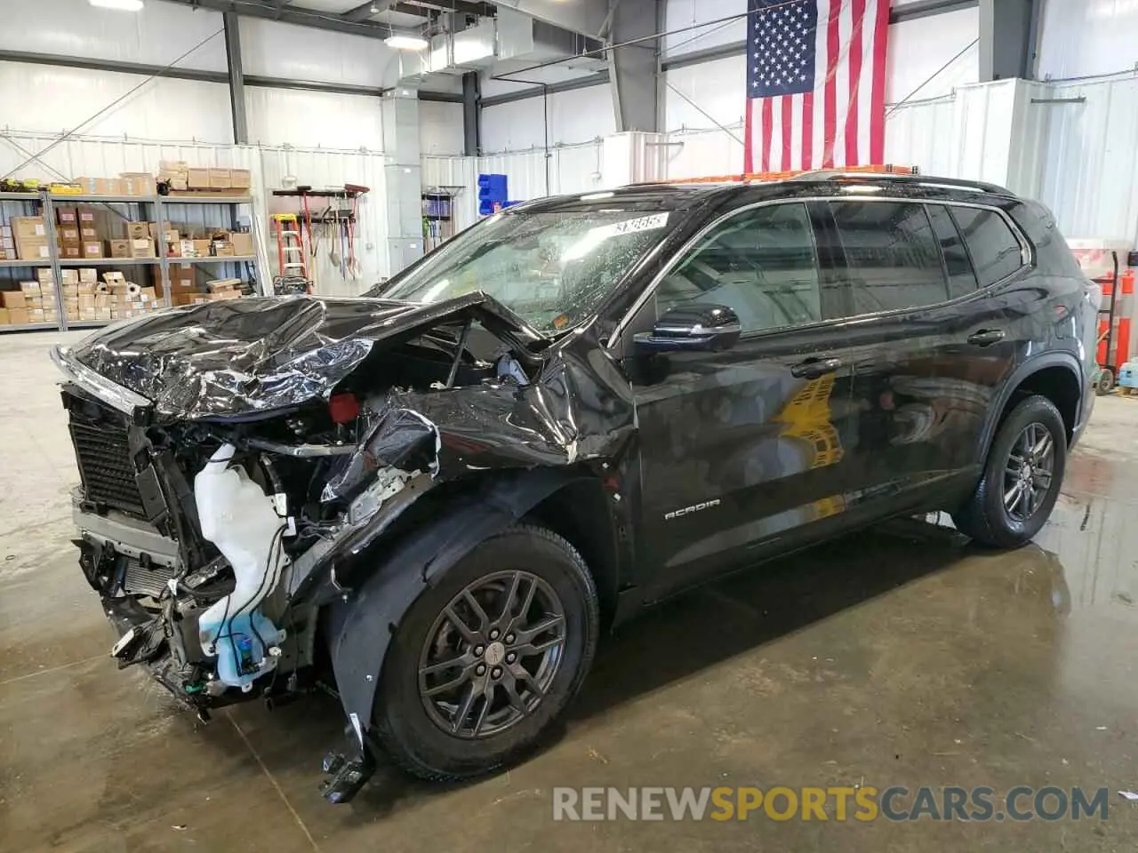 1 Photograph of a damaged car 1GKENKRS3SJ146935 GMC ACADIA ELE 2025