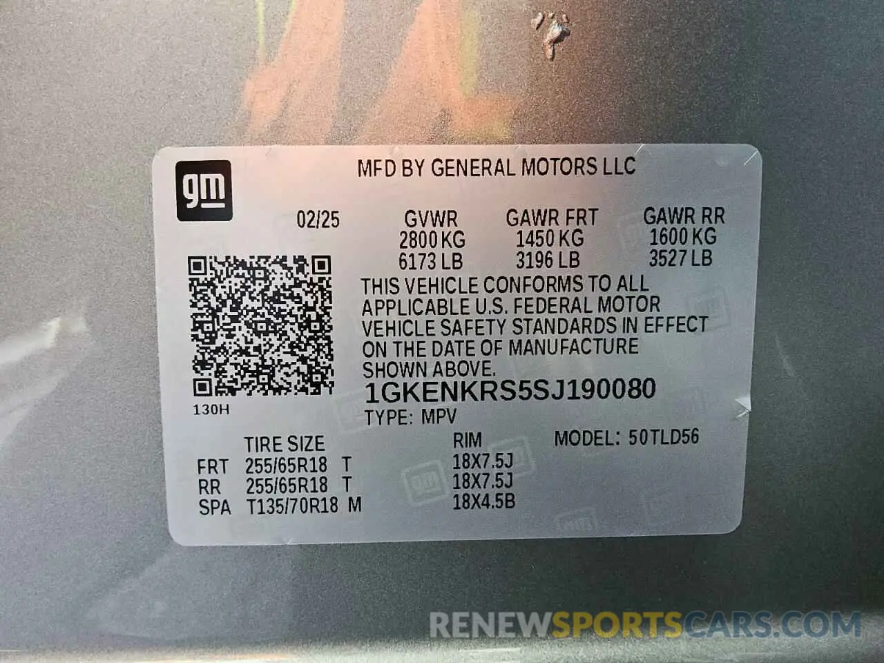 13 Photograph of a damaged car 1GKENKRS5SJ190080 GMC ACADIA ELE 2025