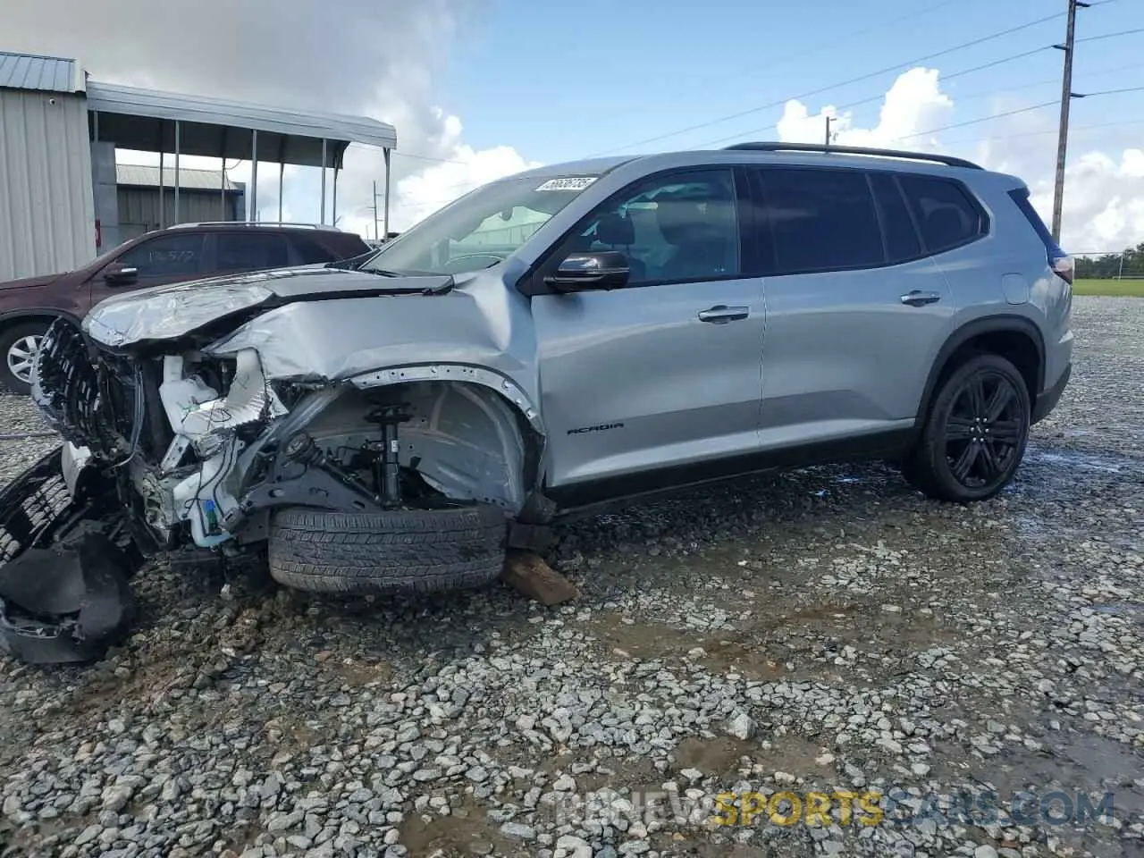 1 Photograph of a damaged car 1GKENKRS7SJ164712 GMC ACADIA ELE 2025