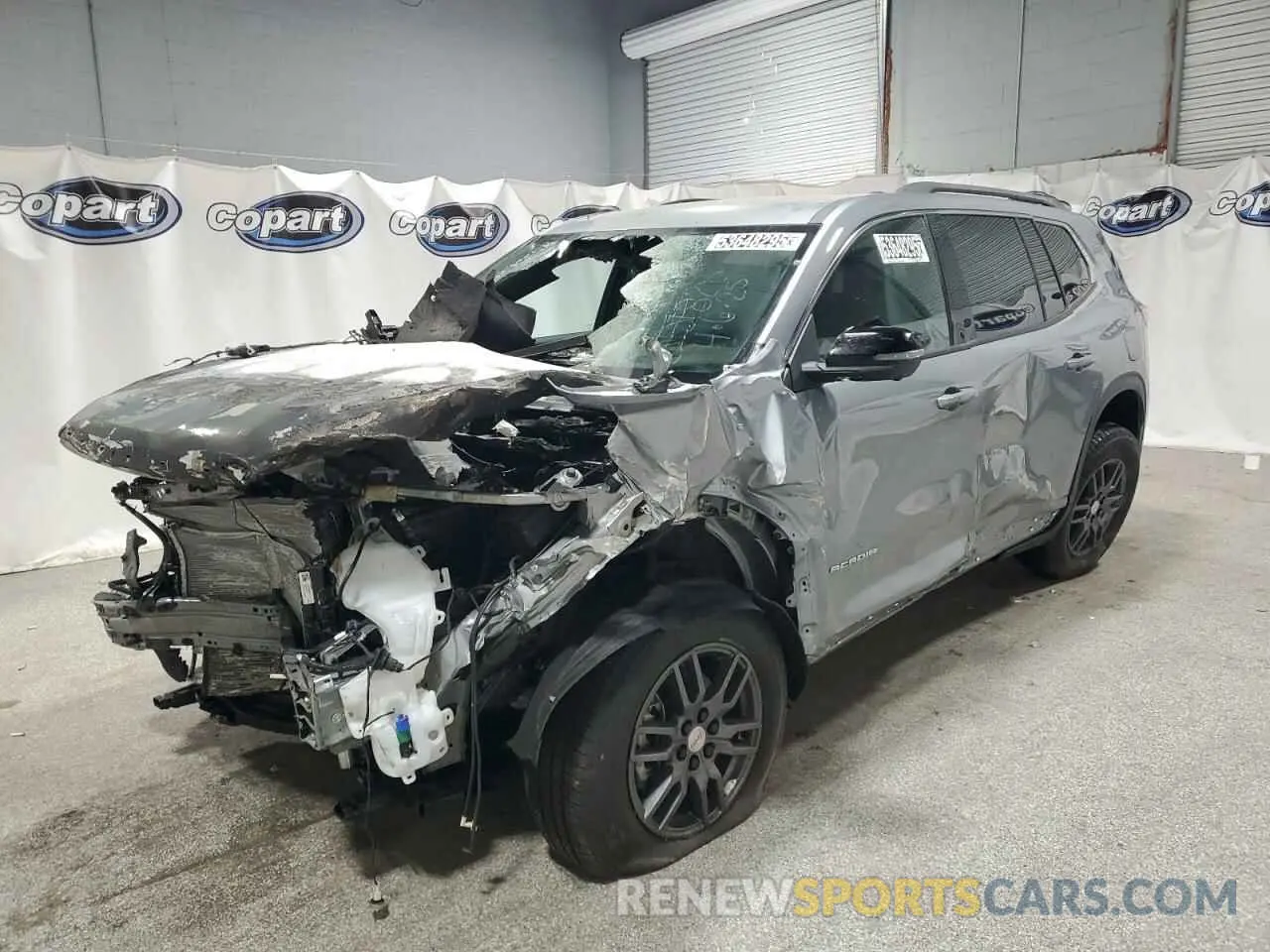 1 Photograph of a damaged car 1GKENNRSXSJ200765 GMC ACADIA ELE 2025