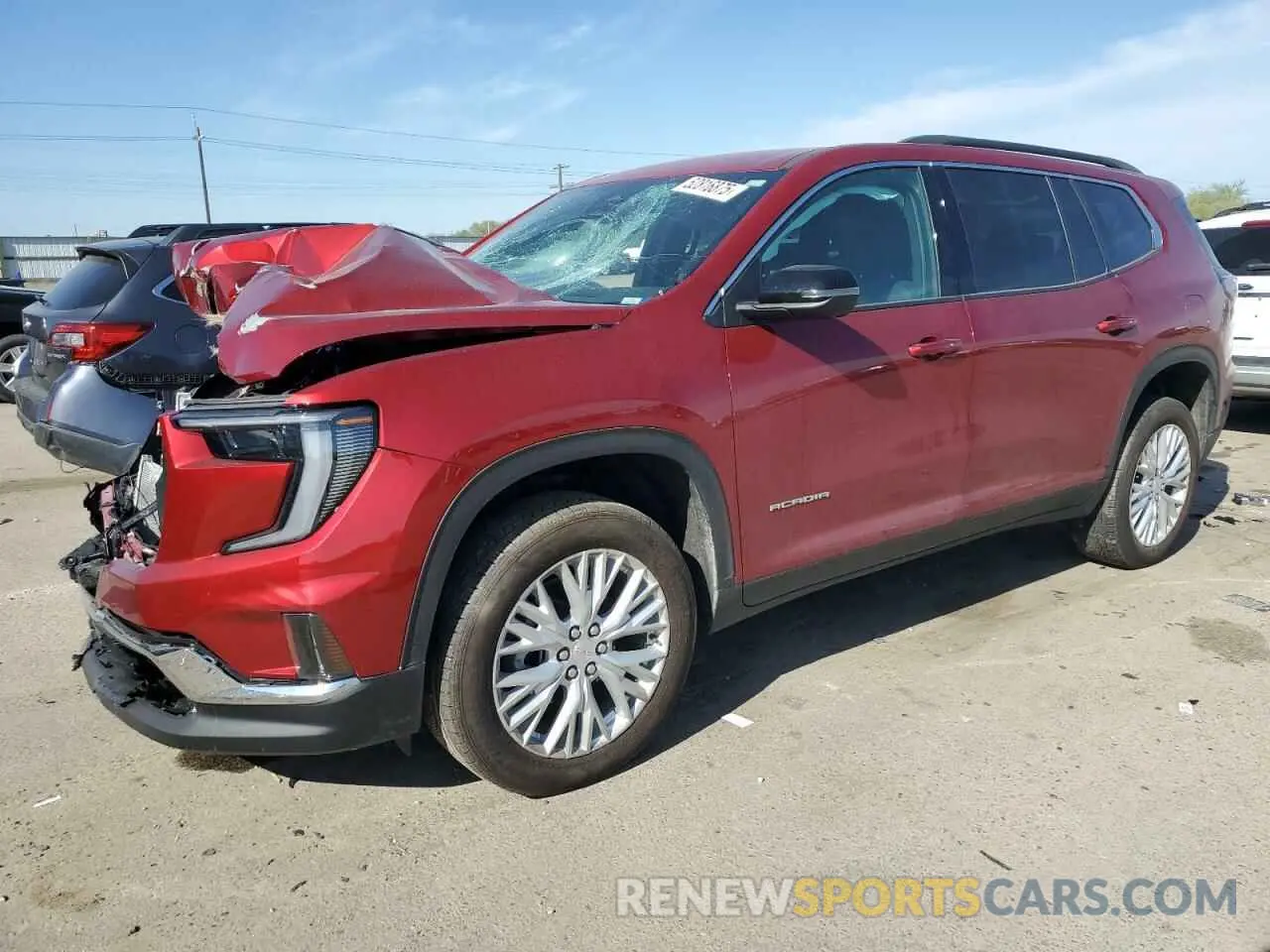1 Photograph of a damaged car 1GKENNKS2RJ236499 GMC ACADIA UPL 2024